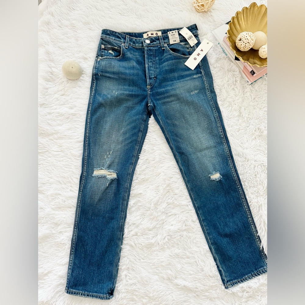 AMO Babe Slim Fit High Rise Jeans